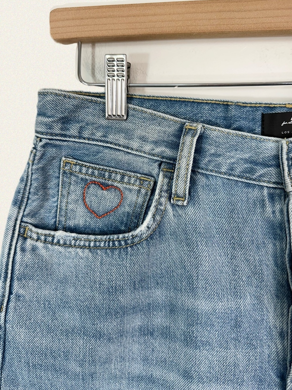 7 For All Mankind Easy James Denim Shorts - Picture 7 of 10